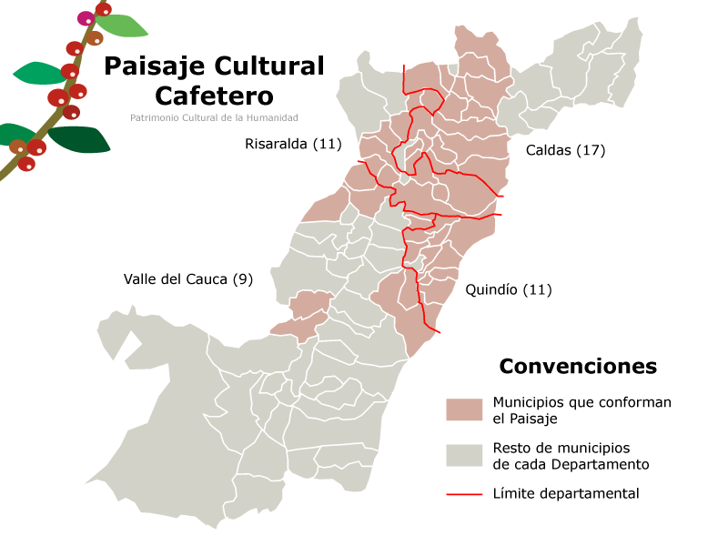 哥伦比亚咖啡种植地