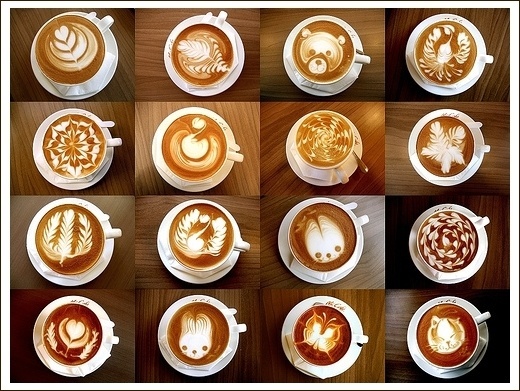 啡拉花：牛奶与咖啡的艺术
