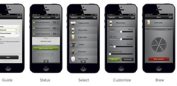 Scanomat可用iPhone遥控的最酷咖啡机概念